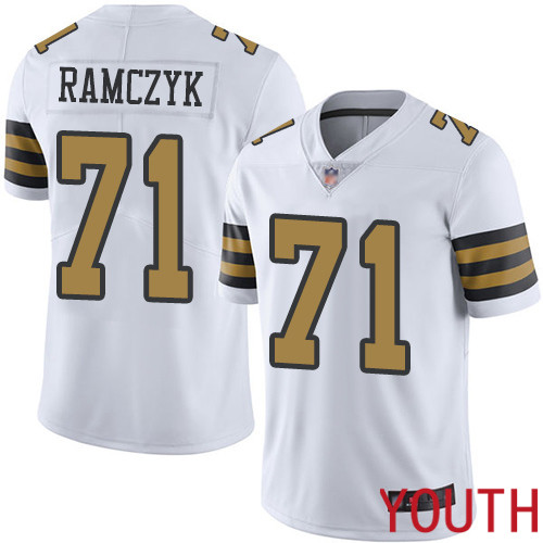 New Orleans Saints Limited White Youth Ryan Ramczyk Jersey NFL Football #71 Rush Vapor Untouchable Jersey